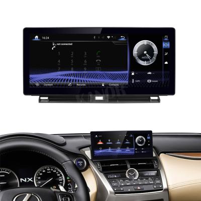 China GPS KANOR Android 10 Octa Core 10.25 Inch 1920*720 Touch Screen For 2015-2021 Lexus NX NX300H NX200T Dashboard for sale