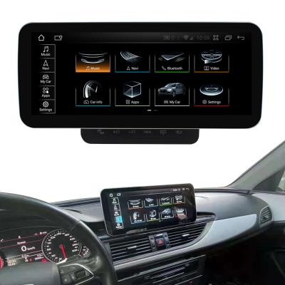 China 12.3 Inch IPS Touch Screen 8core 4+64g Car Multimedia Gps GPS KANOR Navigation For Audi A6 Android 2005-2011 for sale