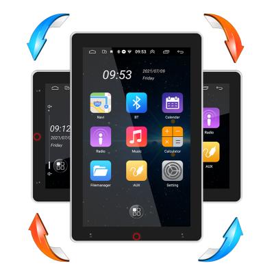 China Car Radio 10.1 Din Universal Rotatable Android Car DVD Player GPS Navigation Stereo 2 Sat Navi System for sale