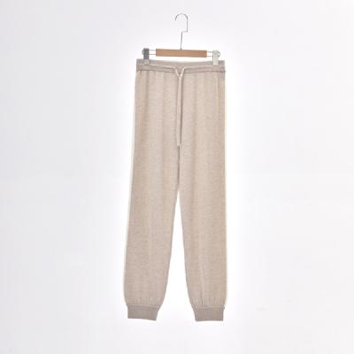 China Simple Fashion Anti-pilling Knit Pants Womens Custom Pure Cashmere Pants for sale