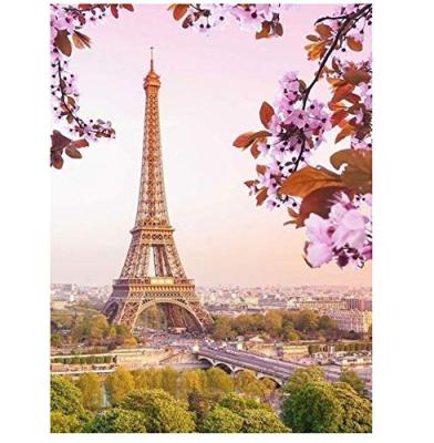 China Amazing Artificial Diamond 5d Cards Birthday Painting Eiffel Tower for sale