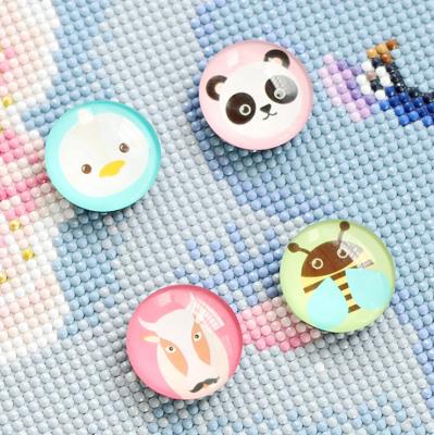 China New 4 PCS Classic/Postmodern Cute Animal Diamond Painting Magnet Cover Holder form Diamond Painting Magnetic Cover Diamond Art Accessories and Tools for sale