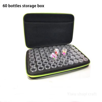 China Modern Yiwu shuyi craft bead storage travel case 60 bottles for diamond painting for sale