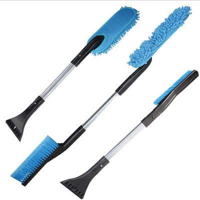 China Car Snow Shovel Ice Scraper 3 in 1 Detachable Multifunctional Snow Brush Ice Scraper Snow Remover Tool for Windshield and Wondows for sale