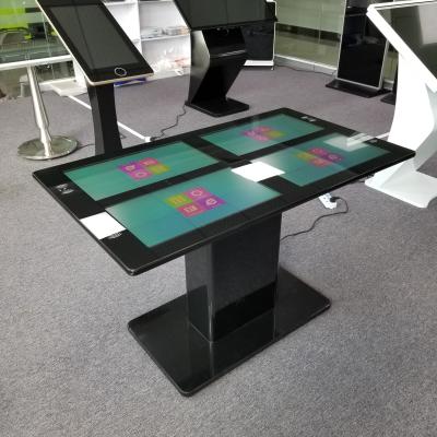 China Indoor 21.5 Inch Four Touch Screen Table With Wireless Charger Widely Used For Restaurant And Cafe for sale