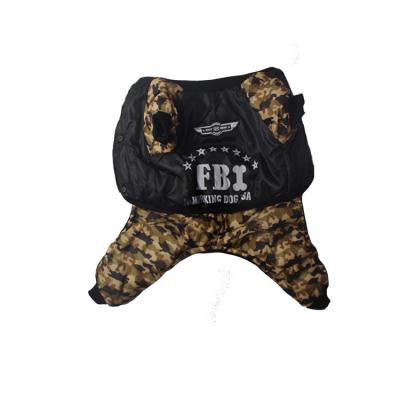 China Factory Wholesale Fashionable OEM Cotton Pug Bulldog Summer Camouflage Dog Clothes Viable Customized Pattern for sale