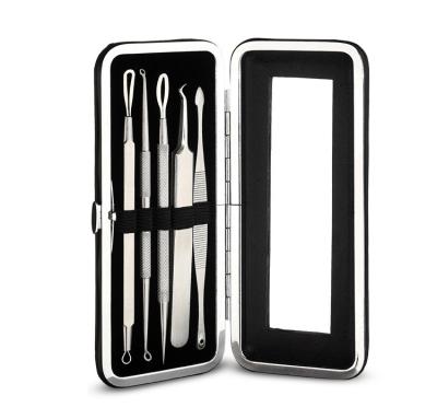 China Hot-selling 5 Pieces Blackhead Remover Acne Professional Set Facial Cleansing for sale