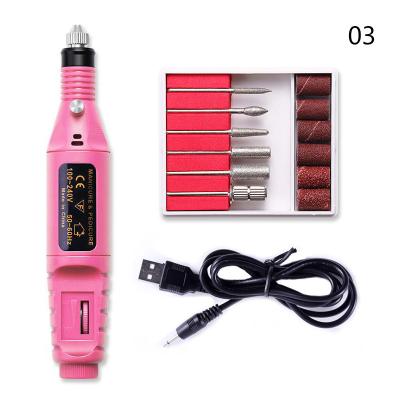 China 5 Color Hot Selling Handheld Electric Mini Nail Drill Machine for sale