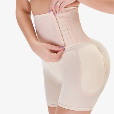 China Fashion Antibacterial Padded Ultra Slim Body Shaper Deep V-Neck Body Shaper Butt Lifter For Sexy Women for sale