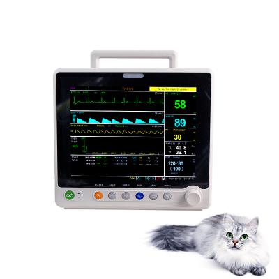 China High-quility Animal Health Diagnostic Equipment Heart Monitor Multiparameter Vet Veterinary Monitor for Veterinary Hospital for sale