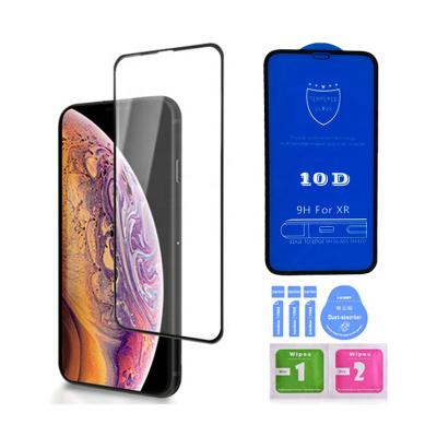 China Good Edge/Round Angle Best Price 10D Tempered Glass Screen Protector For iPhone X Screen Glass Protector for sale