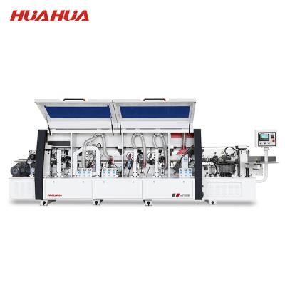 China HUAHUA HH505R high speed full automatic edge bander edge banding machine for MDF PLYWOOD PVC acrylic Te koop