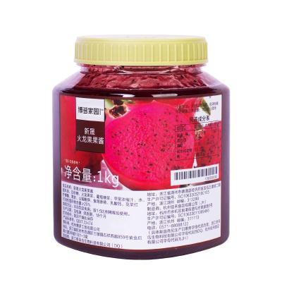 China Bubble Tea/Fruit Tea Boduo Bubble Tea Ingredients Fruit Jam For Milk Tea Dragon Fruit Jam 1KG for sale