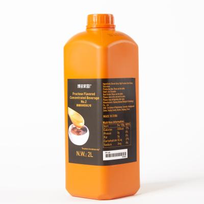 China Drinks Boduo Flavored Fructose Flavored Syrup No.2 Bubble Tea Ingredients For Milk Tea 2L Factory Direct for sale