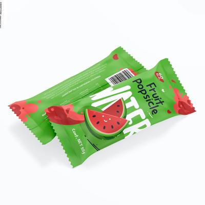 China Disposable Packaging Pouch Snacks Bag Hot Sale OPP Ice Cream PE Cardboard Packaging Plastic Vacuum Bag Heat Seal Disposable Accept for sale