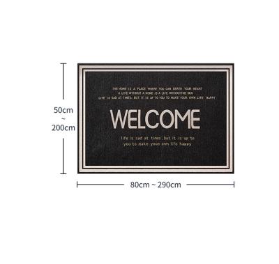 China Print Washable Custom Doormats For Front Entrance Outdoor Waterproof Ply Resistant Mat for sale