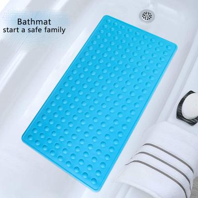 China Non Slip Bath Mats Non Slip Natural Rubber Cheap Price Tub Mat With Suction Cups Bathroom Cover Durable Baby Shower Mat Toilet Mat for sale