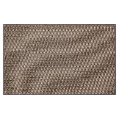 China Door Mat Washable Hot Selling Pure Natural Canvas Material Custom Printed Strong Weave Linen Entrance Rug Durable Rug for sale