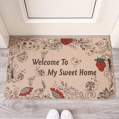 China Hot Custom Washable Popular Amazon 3d Printed Washable Kitchen Floor Mats Non Slip Design Decorative Blankets for sale