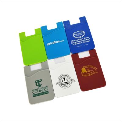 China New Products National Silicone Wallet Mobile Phone Smart Card Holder for sale