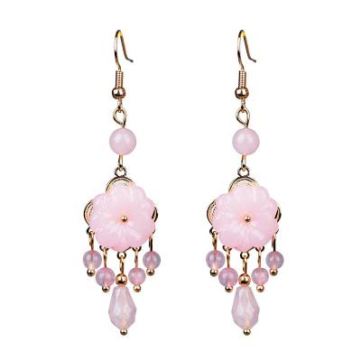 China Wholesale Fashion Designer Statement Women Vintage Jewelry Custom Long Earrings 2022 for sale