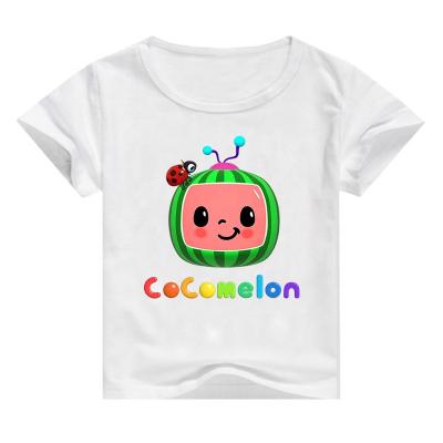 China Wholesale Hot Sale QUICK DRY Custom Short Sleeve Digital Printing Cocos Melon Children's Cartoon T-Shirts for sale