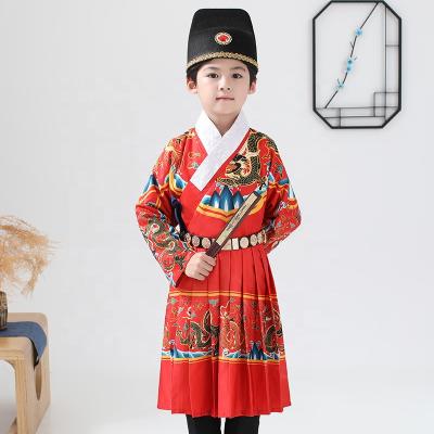 China Chinese Style Wholesale Hanfu Child Costume Performance Children Clothing Boys Traditional Hanfu for sale