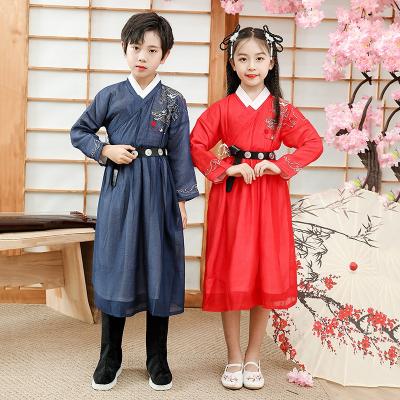 China Wholesale Hanfu Clothing Children's Hanfu Performance Costume Traditional Chinese Clothing Boy And Girl And Girl for sale