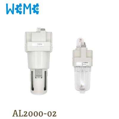 China Cost Effective WeMe SMC Type AL2000-02 Series Pneumatic Automatic Oil Lubricator For Air, New Version White for sale