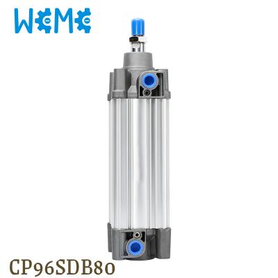 China Cost effective type CP96SDB80-100 ISO 15552 cylinder, WeMe SMC stroke 25/50/75/100/125/150/175/200/225/250/300/350/400/450/500/600 are in stock for sale