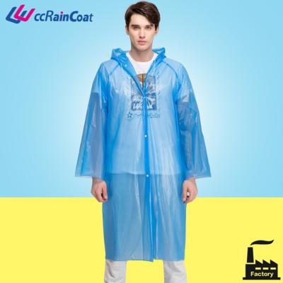 China Rainy/displacement/fishing quality PEVA disposable rain coats good price/promotion for sale