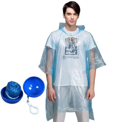 China Emergency PE rain poncho/rain coat/custom wholesale disposable raincoat lightweight raincoats in the ball for sale