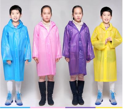 China Environmental Protection EVA Kids Raincoat Korea Ditch Coat Thickening Children's Raincoat Cartoon Eco-friendly Packaging for sale