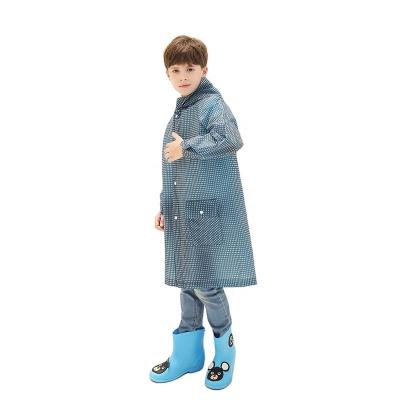 China custom made waterproof eco-friendly/ddegradable EVA kids raincoat raincoat for kids for sale