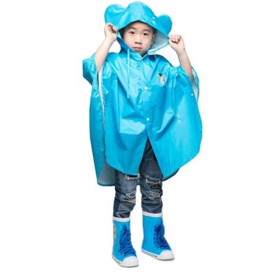 China Low Price Reusable Kids Raincoat Windproof Rain Ponchos Cute Kids Rain Poncho for sale