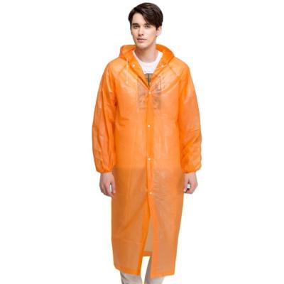 China Wholesale Custom Cheap Adult Plastic Raincoat Emergency Buttons Full Body Raincoat Front for sale