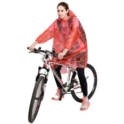 China 100% Fashion Waterproof Promotional PE Cheap /Soft/Convenient Clear Plastic Raincoat For Adult Women Men Waterproof Raincoat Custom Poncho for sale