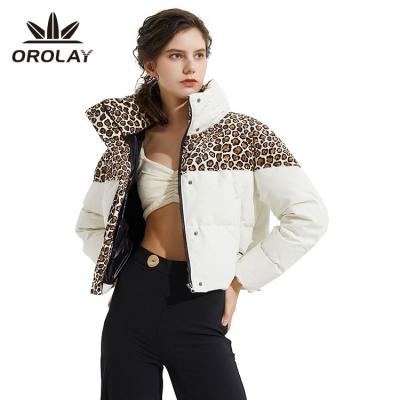 China Orolay Ladies Waterproof Coats Cropped Down Stripper Winter Women Custom Jackets for sale