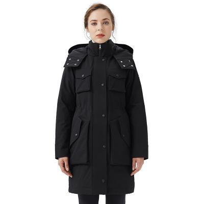 China OEM Fashion Coats Waterproof Lady Heated Down Jacket for sale