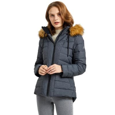 China Anti-Wrinkle Down Loose Fur Coats Womens Windproof Jackets for sale