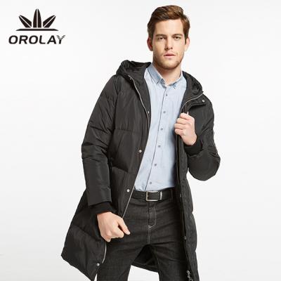 China Orolay Men's Anti-wrinkle Thickened Down Jacket Winter Warm Down Coat for sale