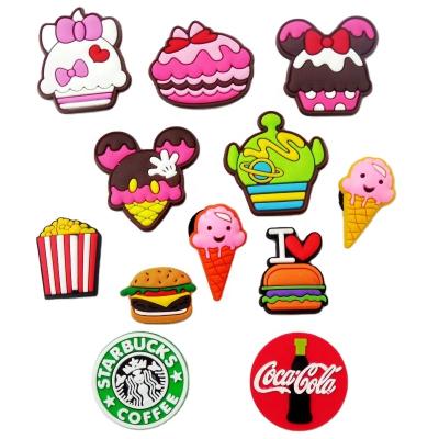 China Factory Supply Wholesale High Quality Washable Plastic PVC Shoe Buckle Custom Charms For Kids Clogs for sale