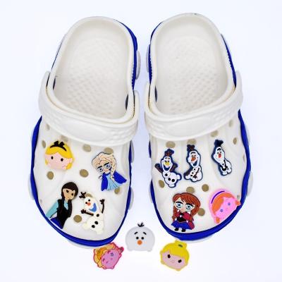 China XH-45 Cartoon Washable Running Clog Cheap PVC Shoe Charms Shoe Accessories for sale