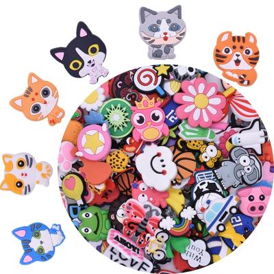 China China XH-27 Cartoon Cat Resin Accessories Flatback PVC Charms Cute Decoration For DIY Phone Case for sale