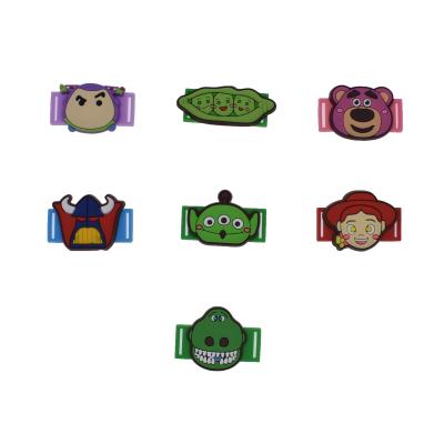 China 2019 Cute Toy Story PVC cartoon shoe charm /rubber shoe buckle /shoe lace tag for sale