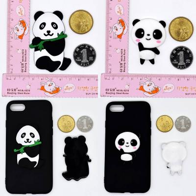 China Cute Panda DIY PVC Patch Flatback Home Decoration For Fridge Key Chain Magnets for sale