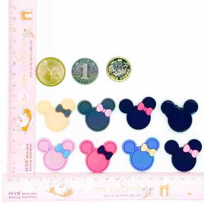 China Girls DIY Children's Cute Flatback Heart Shaped Crown Bowknot Charm for Hair Accessory Decoration for sale