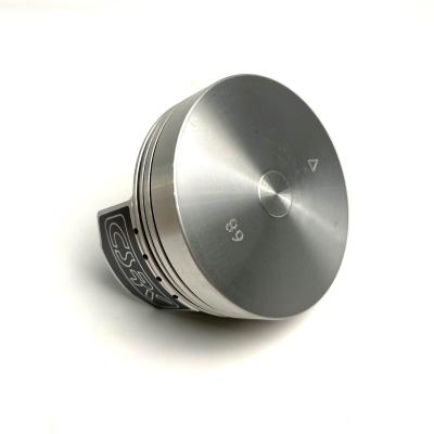 China High Quality Racing Motorcycle OEM 68mm White Forged Piston Of Stainless Steel for sale