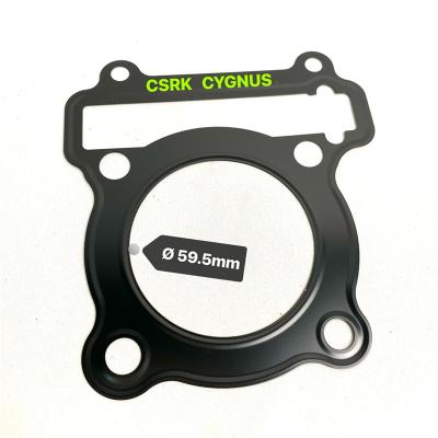 China Cost Effective N-max Motorcycle Iron Cylinder Gaskets 59.5mm/70mm Stainless Steel Csrk 155 Racing Cylinder Gaskets for sale