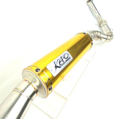 China KAO MIO Motorcycle High Quality Racing 160cc Professional Aluminum +stainless Steel Exhaust Pipe For Yamaha for sale